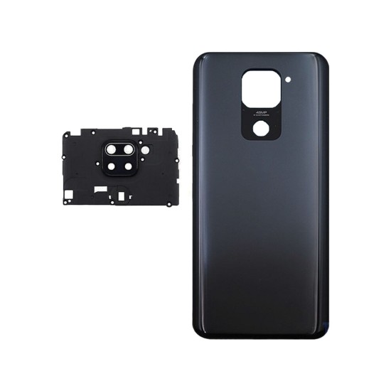 Tapa Trasera+Lente de Cámara Xiaomi Redmi Note 9 Negro